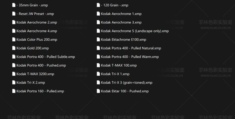 图片[2]-英国摄影师 Jamie Windsor JW Presets Pack 3 — Kodak StocksNo.L0020-菲林色彩实验室
